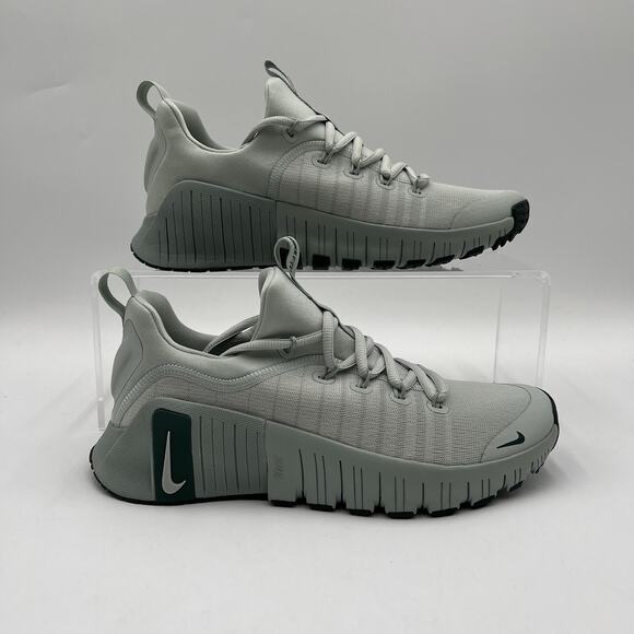 Nike Shoes - Womens Size 9.5 Nike Free Metcon 6 Light Silver Training Shoes FJ7126 006 NEW